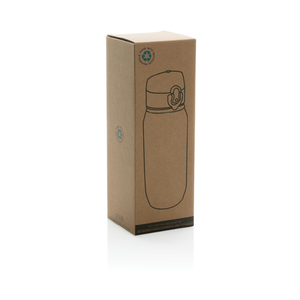 Yide RCS  rPET verschließbare Wasserflasche 600ml Werbeartikel