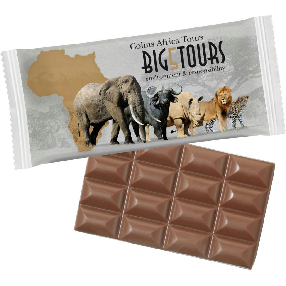 Product image SUPER-MAXI-Schokoladentafel im Papierflowpack Werbeartikel