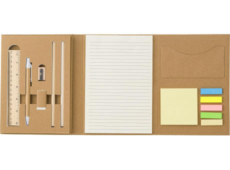 Schreibmappe aus Karton inkl. Zubehör Montana Werbeartikel