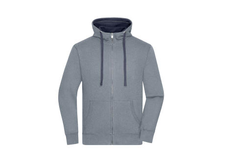 blau/grau (grey-melange/navy)