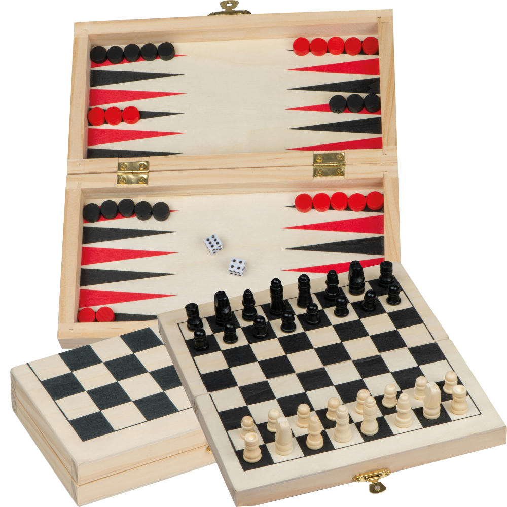 Product image Backgammon - Schach -Dame Spiel Werbeartikel