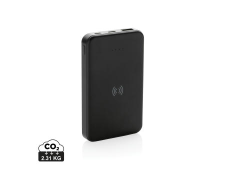 Product image 5.000mAh 5W Wireless Powerbank aus RCS recyceltem Kunststoff bedrucken