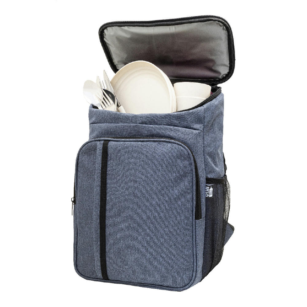 Picknick-Kühlrucksack, RPET Duonic Werbeartikel