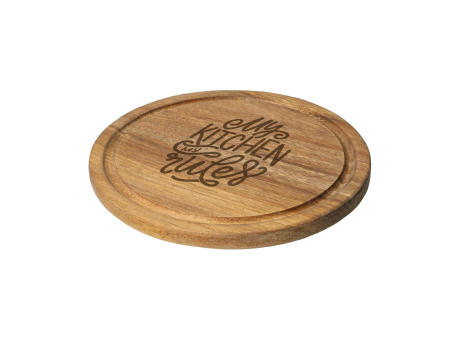 Schneidbrett "Acacia" rund Werbeartikel