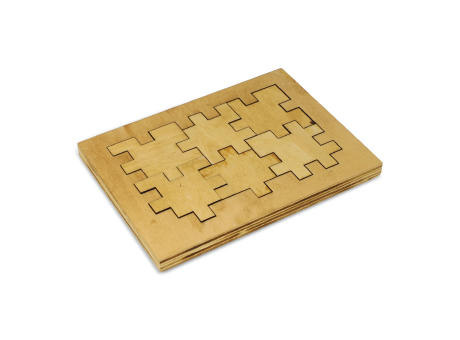 Würfelpuzzle aus Holz Werbeartikel