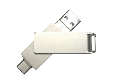 Product image USB-Stick 4in1 OTG 03 USB 3.0 Flash Disk 8 GB Silber bedrucken