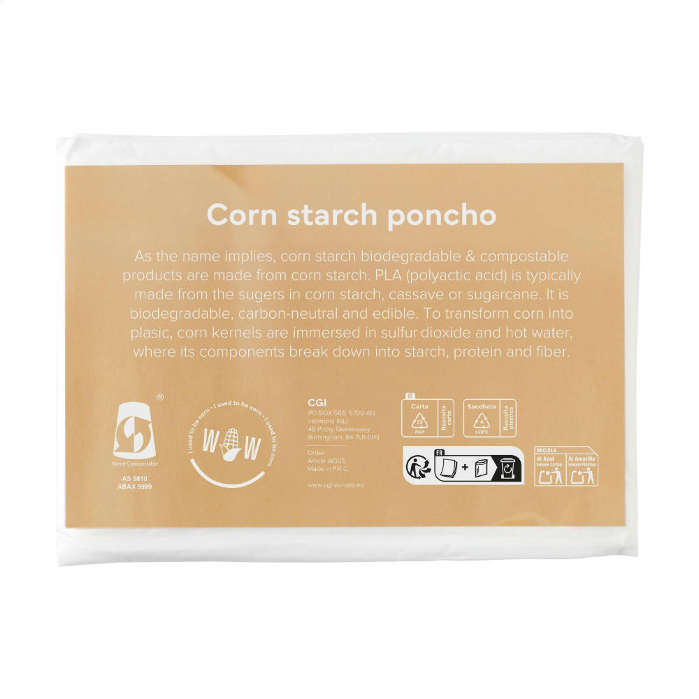 Product image Corn Poncho Regenponcho Werbeartikel