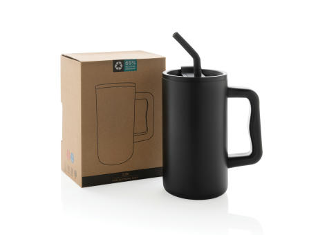 Product image Cube Becher aus RCS recyceltem Stahl 800ml bedrucken