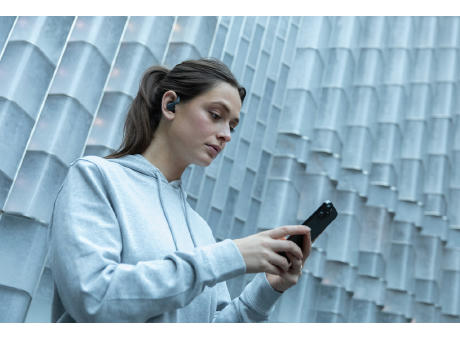 Urban Vitamin Pacifica Ohrhörer aus RCS recycelt. Kunststoff Werbeartikel