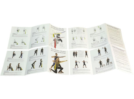 Product image Fitnessband rot (mittel) - nachhaltig & vegan - ab 400 St. bedrucken