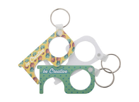 Hygiene-Schlüssel NoTouch Creative bedrucken