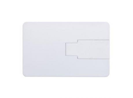 Product image USB-Stick Credit Card 2 USB 2.0 COB 1 GB Weiß Werbeartikel