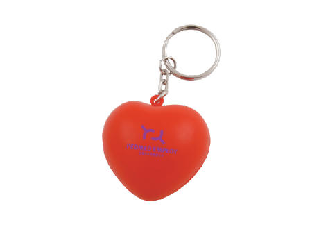 Product image Anti-Stress Herz Schlüsselanhänger  bedrucken
