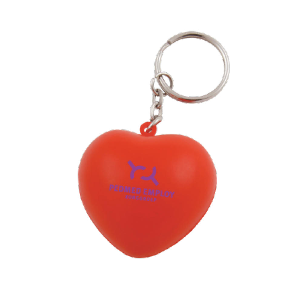 Product image Anti-Stress Herz Schlüsselanhänger Werbeartikel