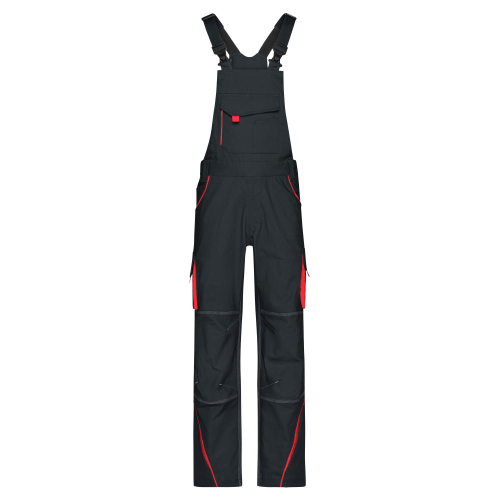 Product image Workwear Pants with Bib - COLOR - - Funktionelle Latzhose im sportlichen Look mit hochwertigen Details Werbeartikel