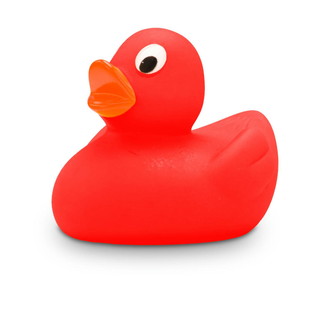 Product image Werbeente Tilda XS Rot, ca. 4 cm Werbeartikel