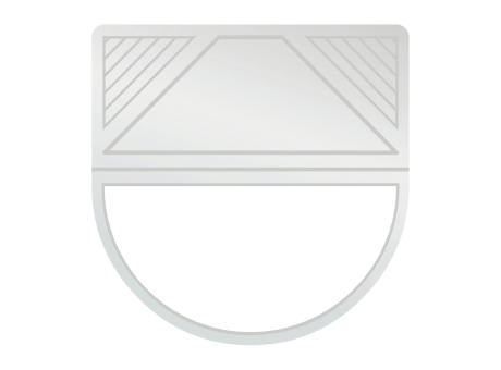 ROMINOX® Eckenklammer Corner Snap in Silber, idealer Mailingartikel für Dokumente, Büroklammer mit bis zu 10 Seiten Klemmkraft Werbeartikel