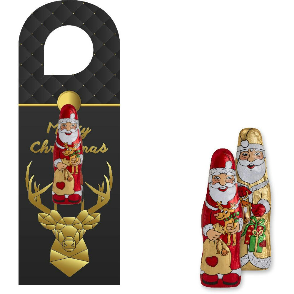Product image Midi Weihnachtsmänner, ca. 13g, Türhänger Werbeartikel