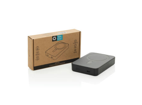 Amporia 10.000mAh magnetische Powerbank aus RCS rec. ABS bedrucken