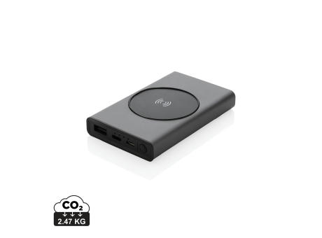 Terra 5000mAh Powerbank  aus RCS Aluminium, 5W Wireless bedrucken
