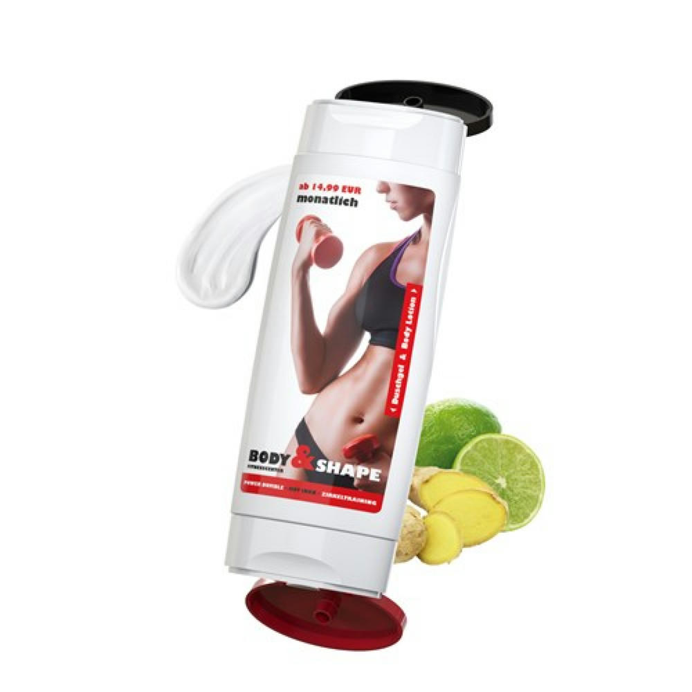DuoPack Body Lotion (sensitiv) + Duschgel Ingwer-Limette (2 x 50 ml) Werbeartikel