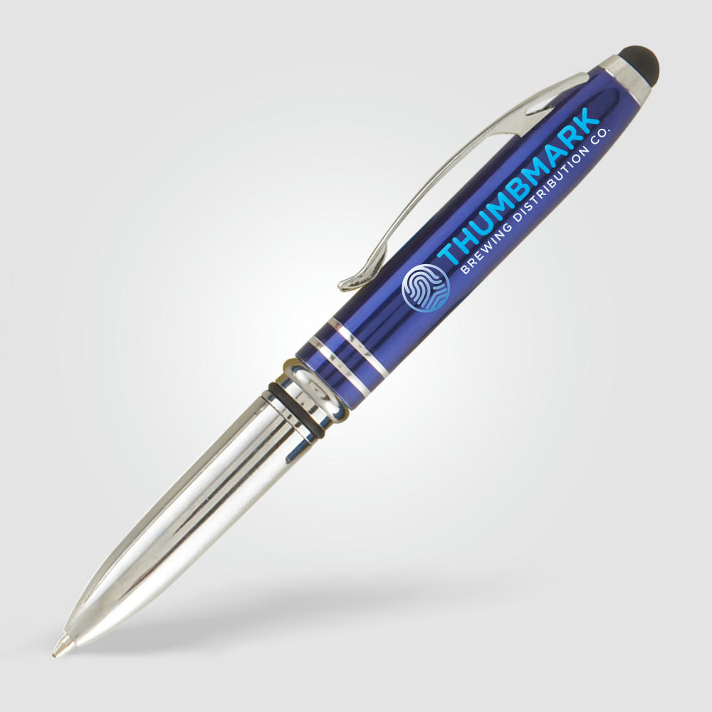 Brando Shiny Kugelschreiber - m/Stylus Werbeartikel