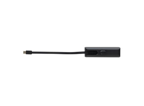 Powerlink 3000mah Powerbank aus RCS rPlastic mit USB-C Kabel bedrucken
