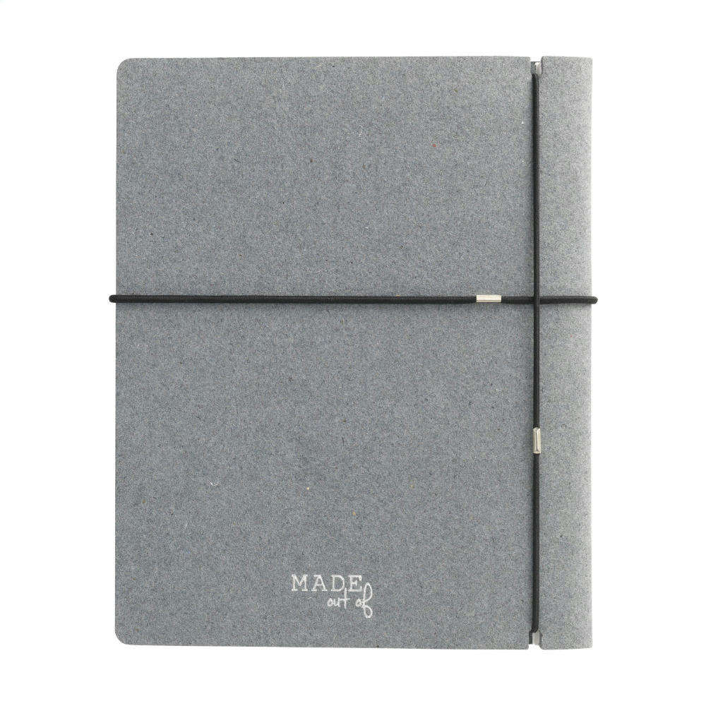 Recycled Textile Refillable Notebook A5 Notizbuch Werbeartikel