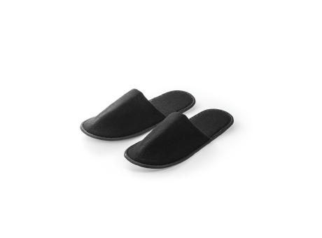 Product image DANES. Unisex Hotelslipper aus Polyester Werbeartikel