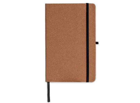 Hardcover-Notizbuch mit Einband aus recycelten Leder DIN A5 Werbeartikel