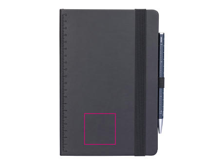 TROIKA Notizblock BLACK SLIMPAD A5 Werbeartikel