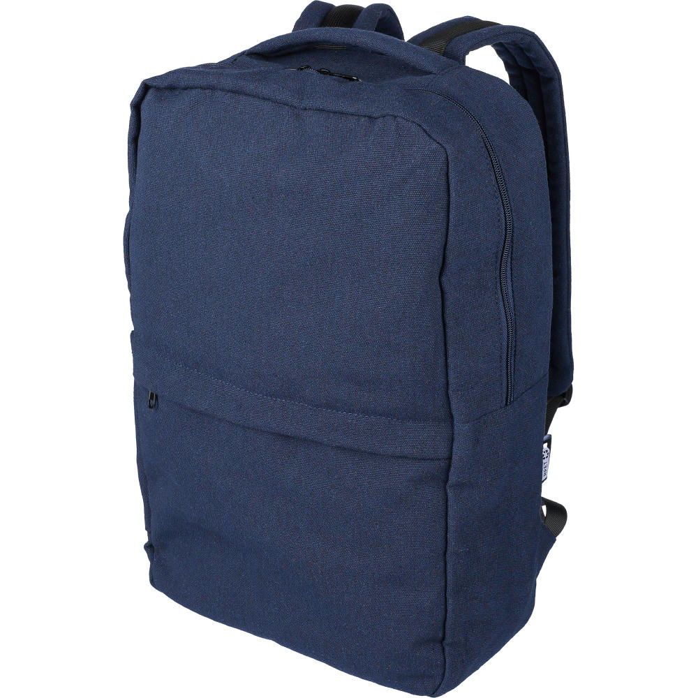 Rucksack Seraphina aus recyceltem Poly-Baumwollgewebe (330 g/m2) Werbeartikel