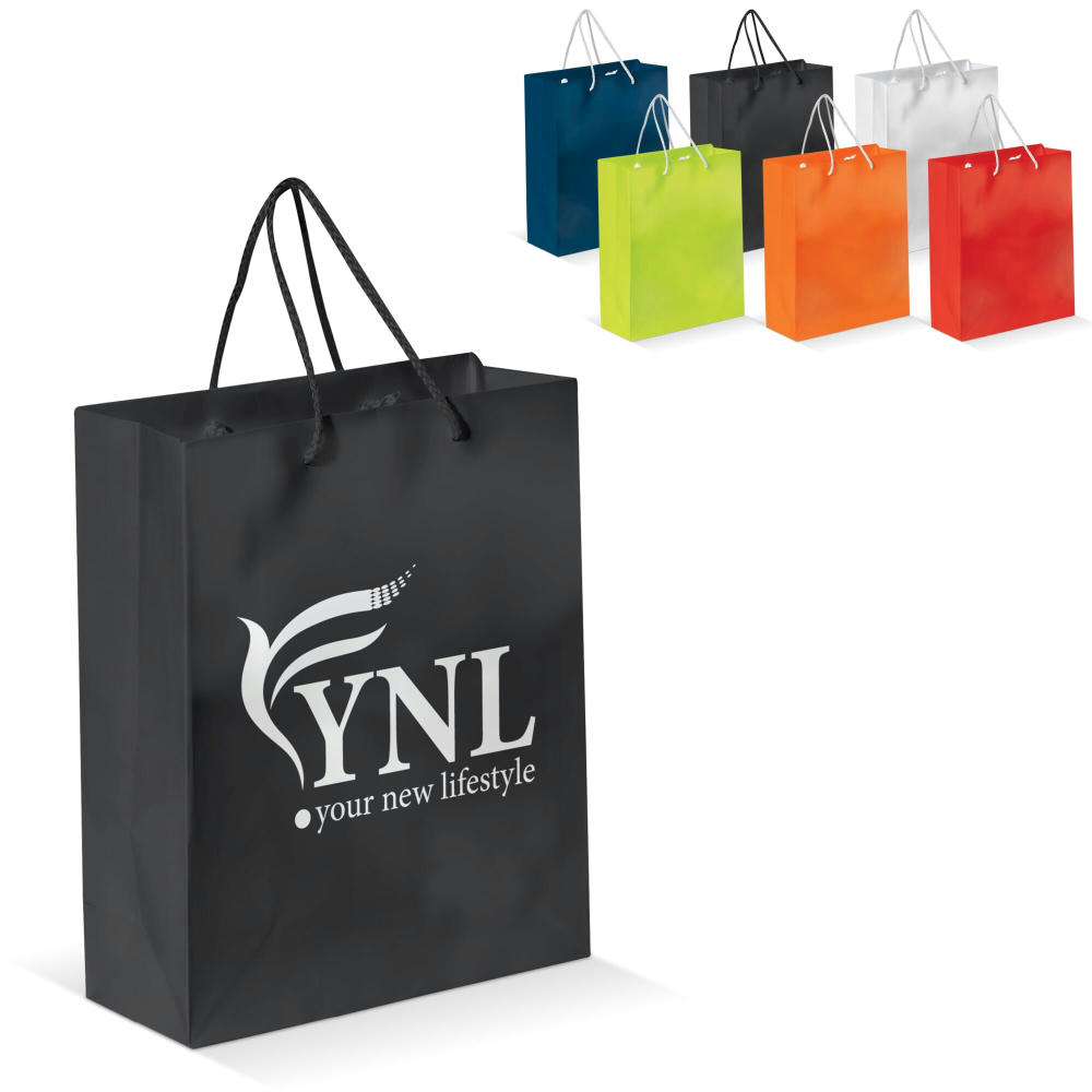 Product image Laminierte Papiertasche, mittel Werbeartikel