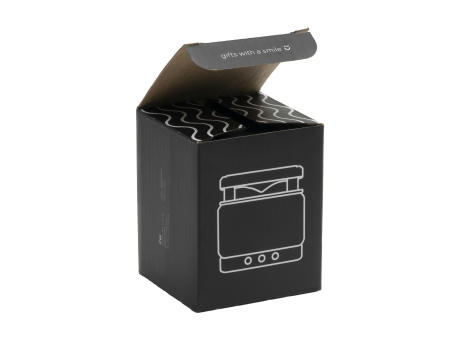 Bamboo Block Speaker mit kabellosem Ladegerät Werbeartikel