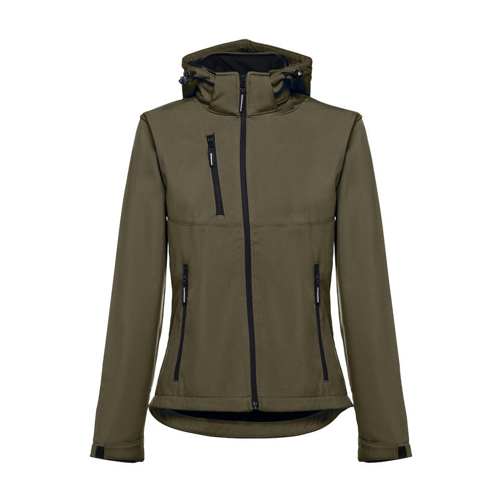 THC ZAGREB WOMEN. Gürtel-Softshell-Jacke für Damen Werbeartikel