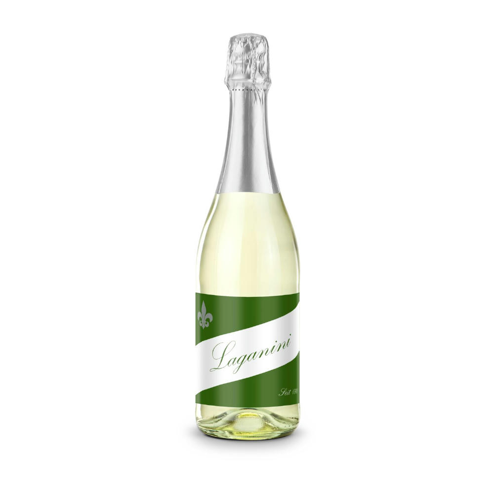 Product image Sekt Cuvée - Flasche klar - Kapselfarbe Gold, 0,75 l Werbeartikel