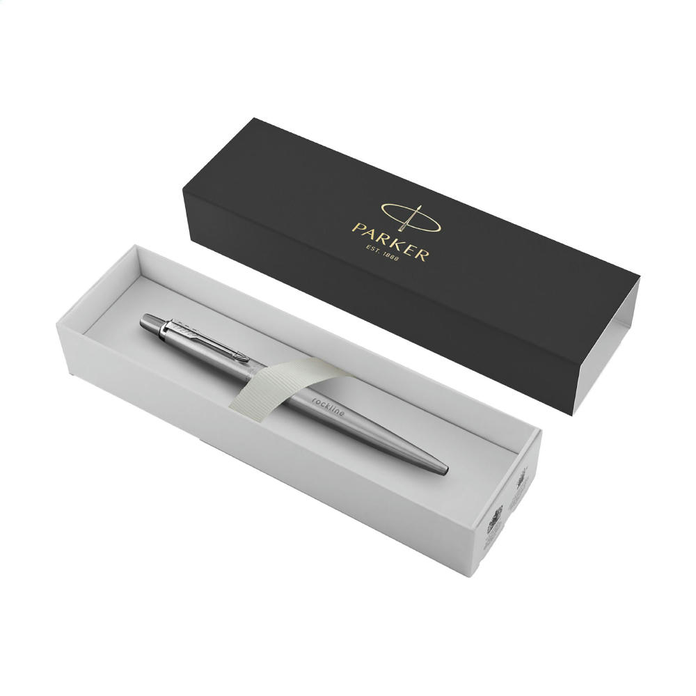 Parker Jotter Edelstahl Kugelschreiber - blau Werbeartikel