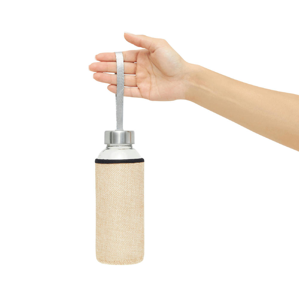 TAKE JUTY - Glas-Trinkflasche Werbeartikel