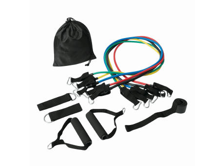 FITNESS TIME - Fitnessbänder-Set Werbeartikel