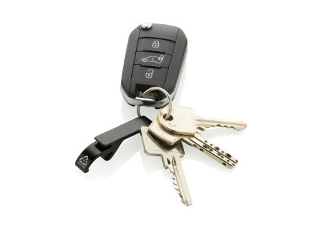 Flaschen- und Dosenöffner aus RCS recyceltem Aluminium bedrucken