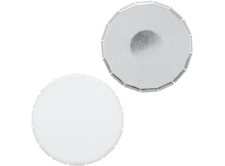 Klick-Dose-75, weiß 45 g, Inhalt: VIVIL Extra Strong, zuckerfrei (Dose) Werbeartikel