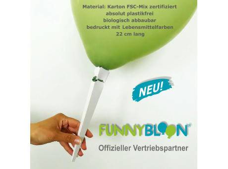 FUNNYBLOON®-Ballonhaltestab "BASIC" Werbeartikel