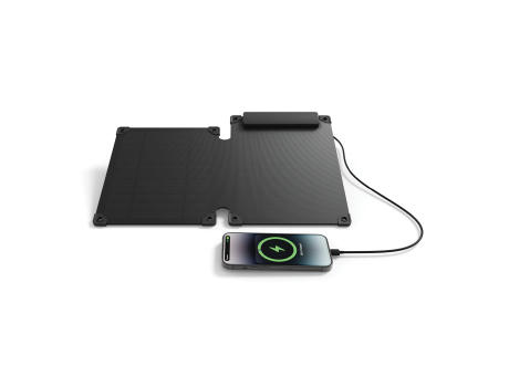 Solarpulse 10W tragbares Solarmodul aus RCS rPlastik Werbeartikel