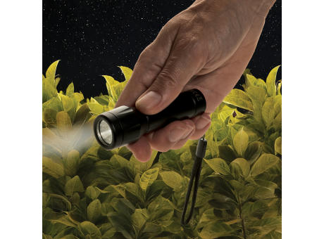 Flara USB-aufladbare Taschenlampe aus RCS recyceltem ABS Werbeartikel