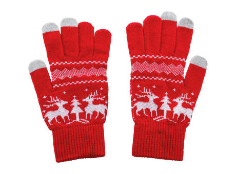 Weihnachtliche Touchscreen-Handschuhe Skandihand Werbeartikel