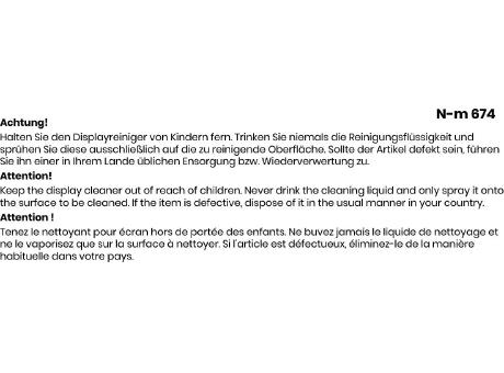 SPRAY Displayreiniger Werbeartikel