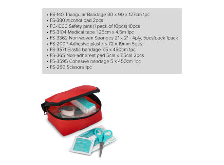 Erste-Hilfe-Set 16-teilig Fuji Werbeartikel