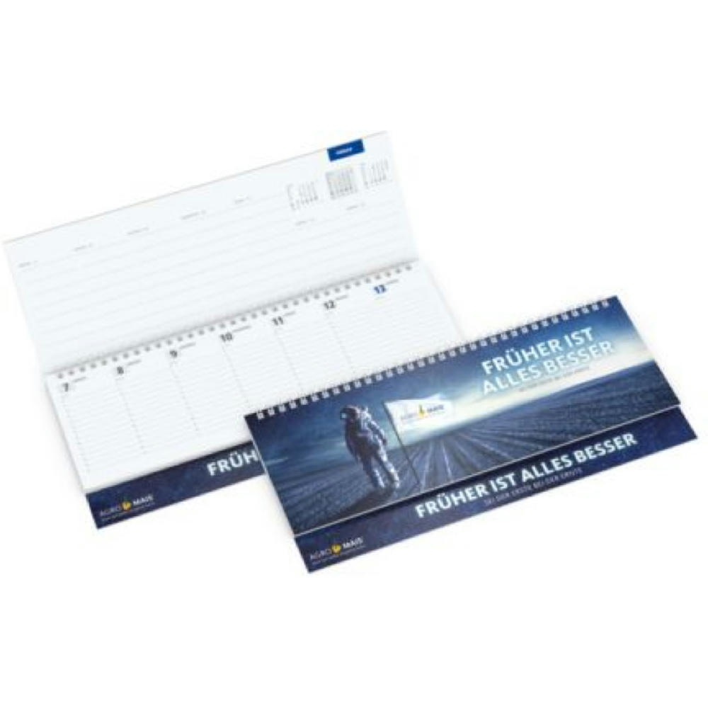 Product image Tisch-Querkalender Master EXPRESS 1 Woche = 2 Seiten 8–21 Uhr Werbeartikel