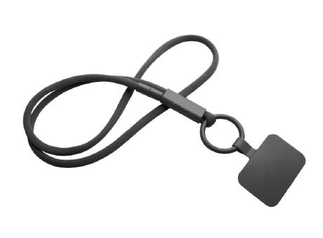 Tubyard Lanyard mit Telefonhalterung und Band aus recyceltem Kunststoff Werbeartikel