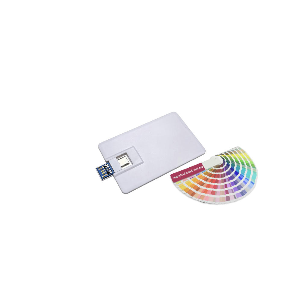 Product image USB-Stick Credit Card 5 Typ C USB 2.0 COB 4 GB Sonderfarbe Werbeartikel